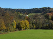 Blick nach Nordosten zum Huslemaierhof am 26.10.2010