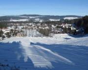 Hinterzarten am 31.12.2010: Blick nach Norden über den Kesslerhang
