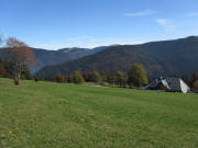 Blick nach Osten ber den Reesbauernhof zu Feldberg am 9.10.2010