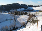 Blick nach Westen vom Weberdobel zu Unteribental-Hofacker am 13.12.2010