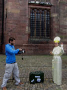Probe am Freiburger Münster am 14.4.2011 zum Papst-Besuch
