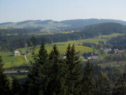 Blick nach Norden von Windeck über Oberhöllsteig zu Breitnau-Fahrenberg am 25.4.2011