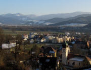 Tele-Blick vom Scheibenberg nach Osten über Ebnet am 22.1.2011