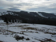 LaBresse am 10.2.2011 an Route des Cretes bei Haut de Faliment: Blick nach Sden