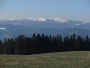 Tele-Blick nach Sden am 21.3.2011 zum Feldberg beim Kernewiesenhof