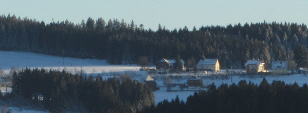 Tele-Blick vom Mieserhof/Laberholz nach Süden zum Thurner am 3.1.2011