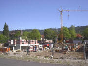 10.5.2002: Blick nach Norden zur Wohnbebauung der abgerissenen Ilon